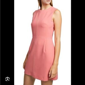 French Connection Size 4 Pink Whip Sheath Dress